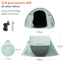 Pop Up Telt - Det smarte Festivaltelt med Pop-Up